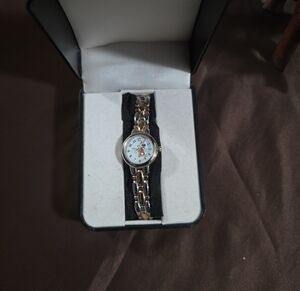 Disney Silver and Gold Mickey Mouse Bracelet Watch